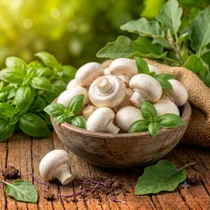 Button Mushroom (200 gm Pack)